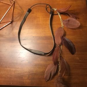 Feather headband